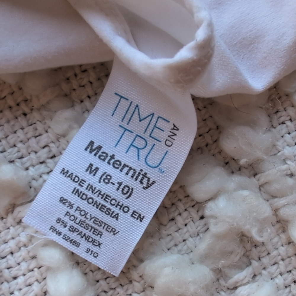 Time And Tru Maternity Base Layer Basic Tee Set O… - image 2